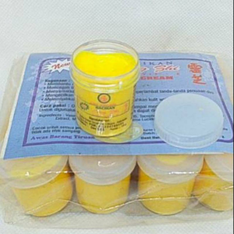 CREAM LING ZHI/LING SHI ORIGINAL SIANG & MALAM/CREAM LING CHI PERLUSIN 12 PCS