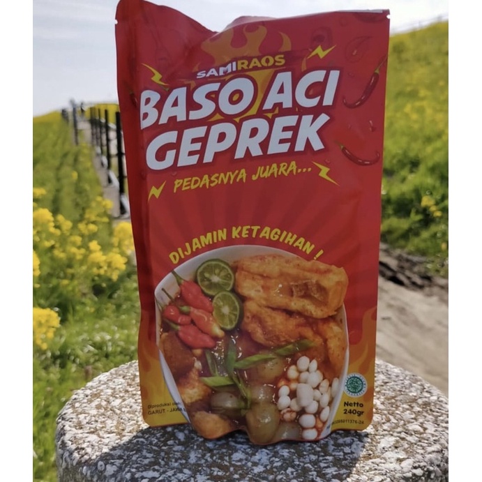 

Baso aci geprek sami raos