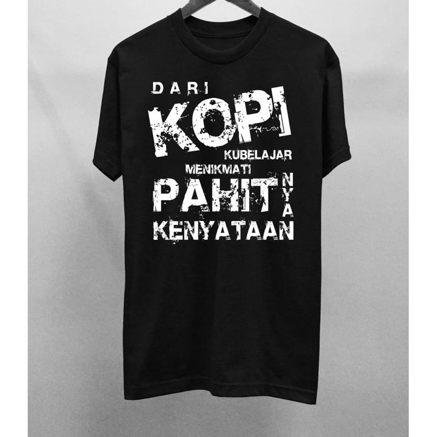 D60 / KAOS DARI KOPI PAHIT / KASO DISTRO / KASO PRIA / WISHSHOP