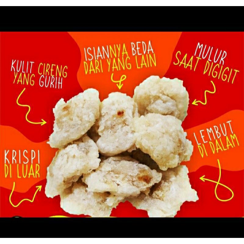 

Cireng salju / cireng murah / cireng isi / cireng jogja / cireng beku / sehat No MSG