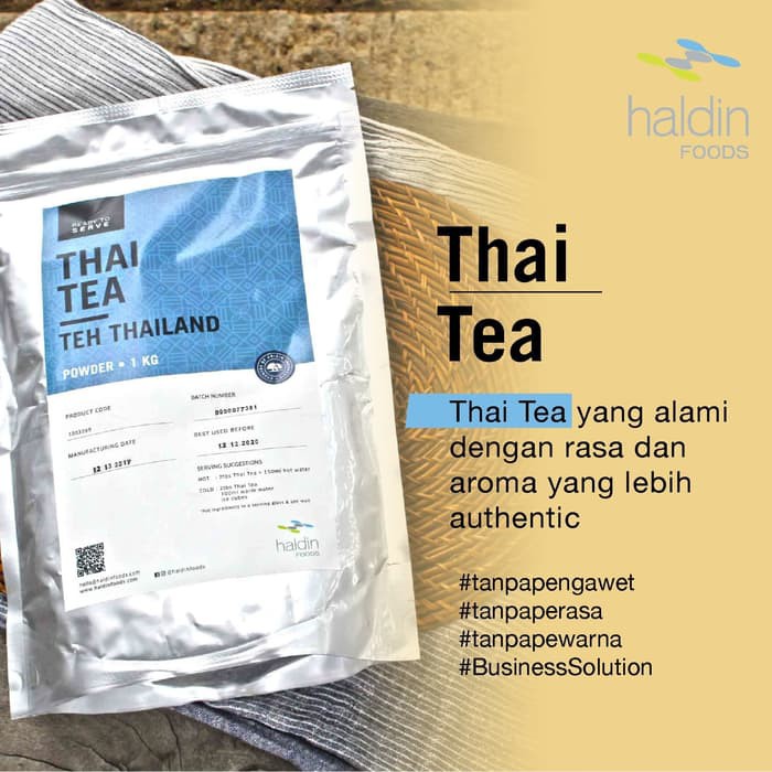 

Thai tea thailand 1 kg haldin foods