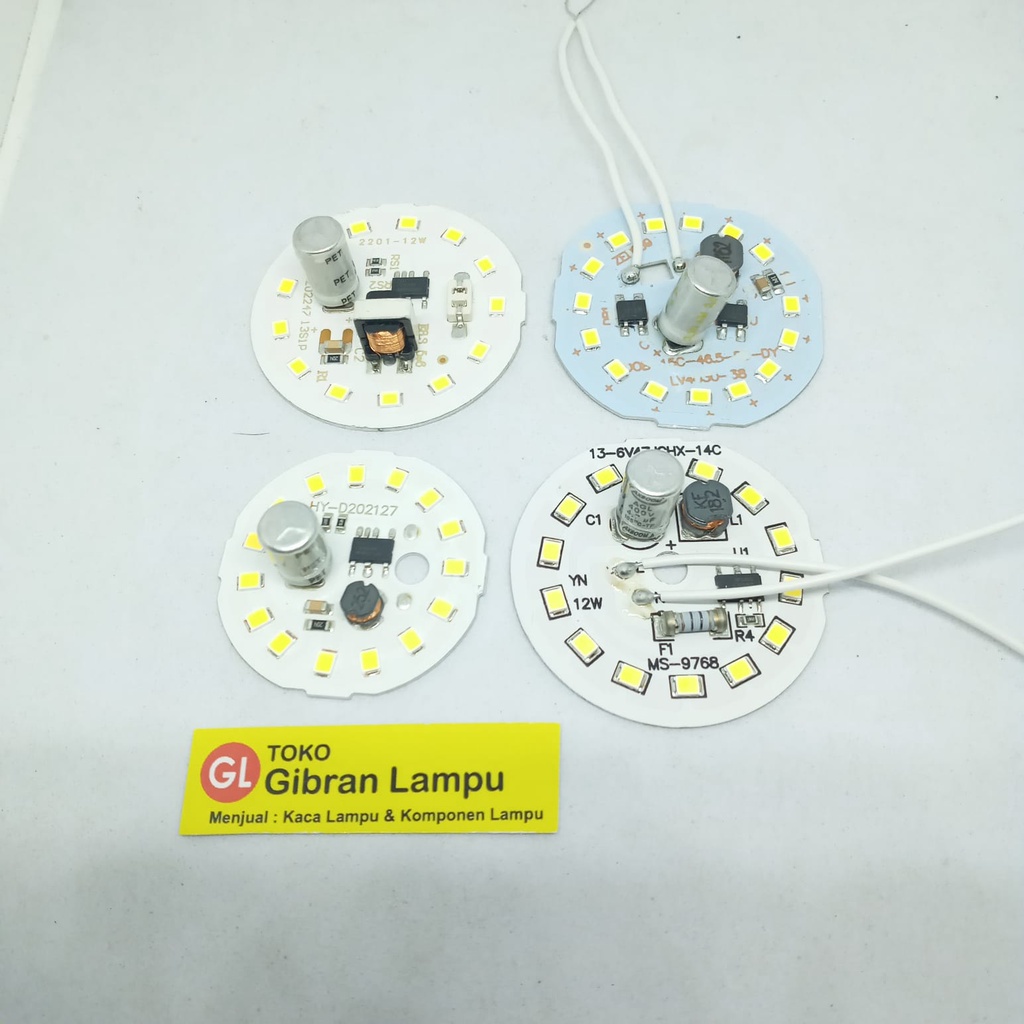 PCB Mata Lampu LED 12w Tanpa Driver - Mata LED AC Langsung 220V (BM)