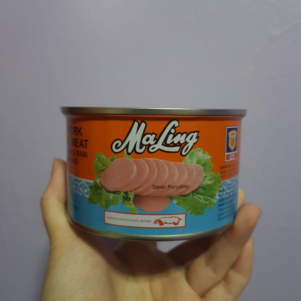 

Maling Babi Canned Pork Lucheon Meat TTS 397 Gram