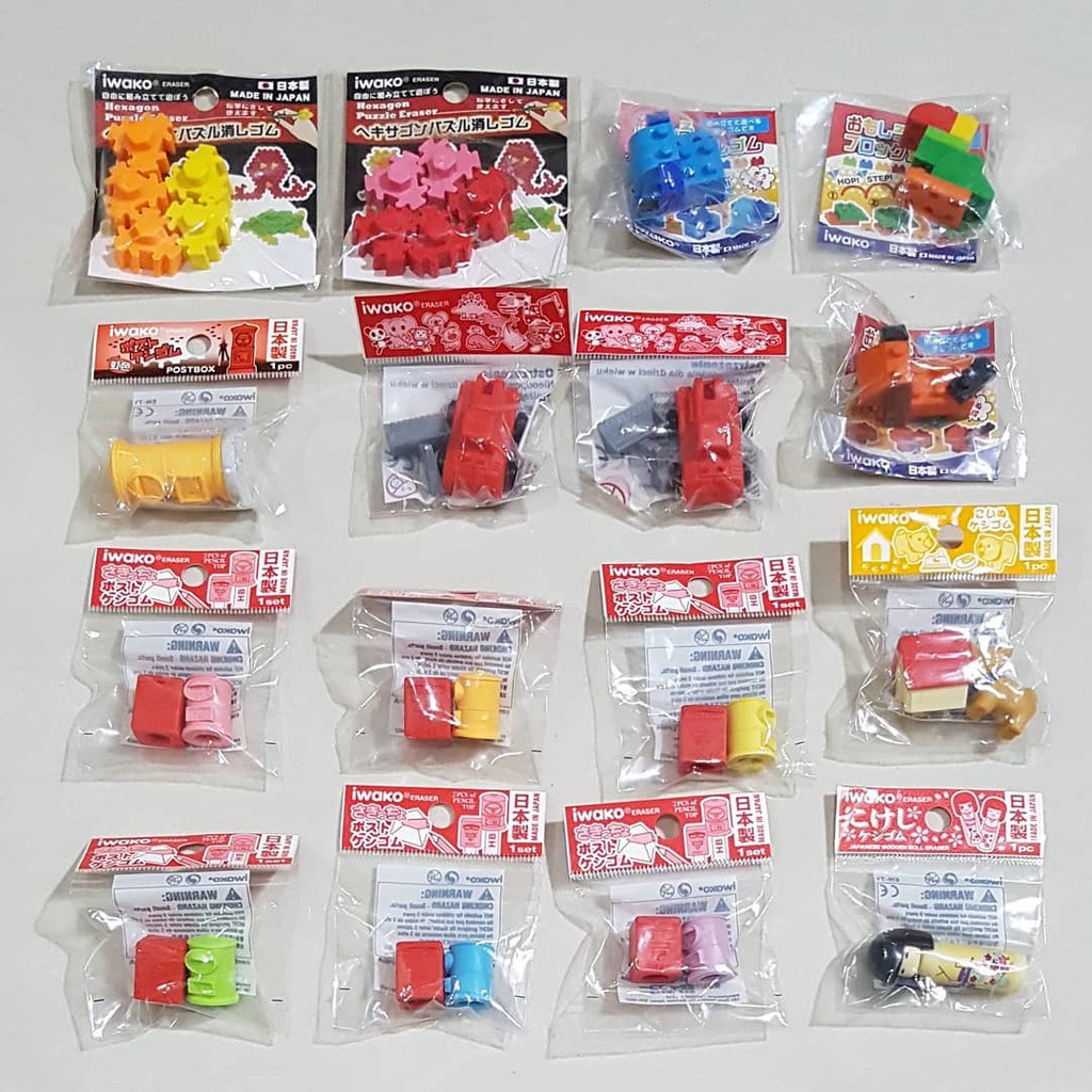 

Penghapus Jepang 3D Puzzle Lucu Iwako Japan Eraser