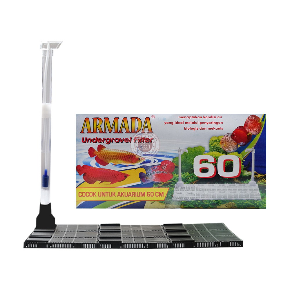 ARMADA 60 undergravel under gravel aquarium aquascape