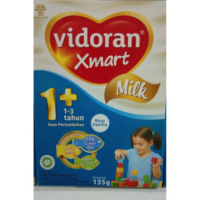 VIDORAN XMART MILK 1+ 125GR