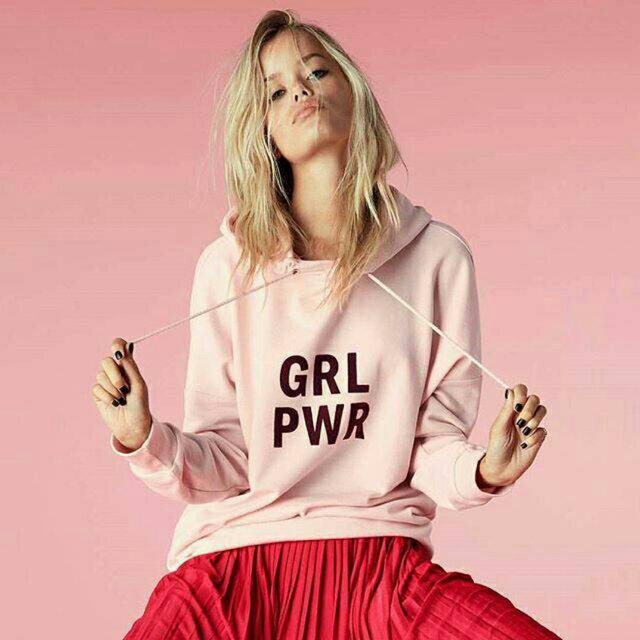 HOODIE GRL PWR SIZE M - XXXL