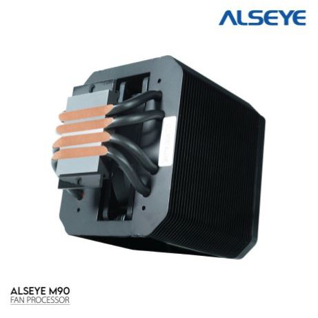 Cpu cooler gaming alseye amd intel 4 heat pipe 9cm fan A-rgb universal m90 - Fan processor heatsink m-90