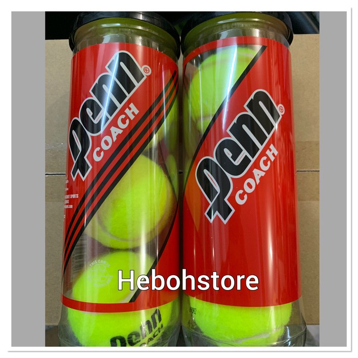 Dijual Bola tenis PENN COACH ISI 3 ORIGINAL Murah