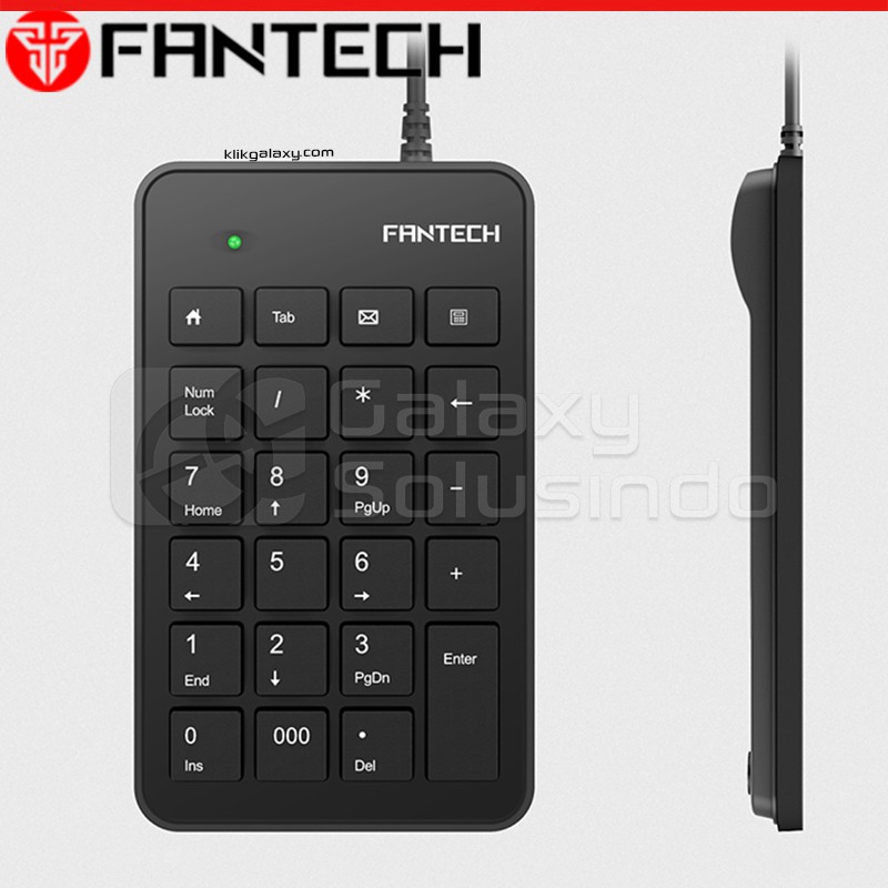 FANTECH FTK-801 FTK801 Numeric Keypad with 4 Office Hotkeys