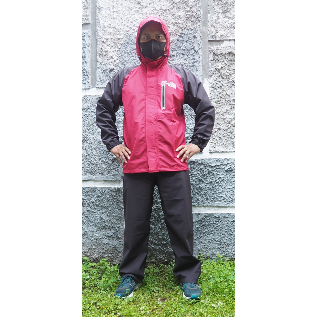 Jas hujan jaket gunung goretex waterproof-jas hujan motor goretex-jas hujan setelan jaket dan celana