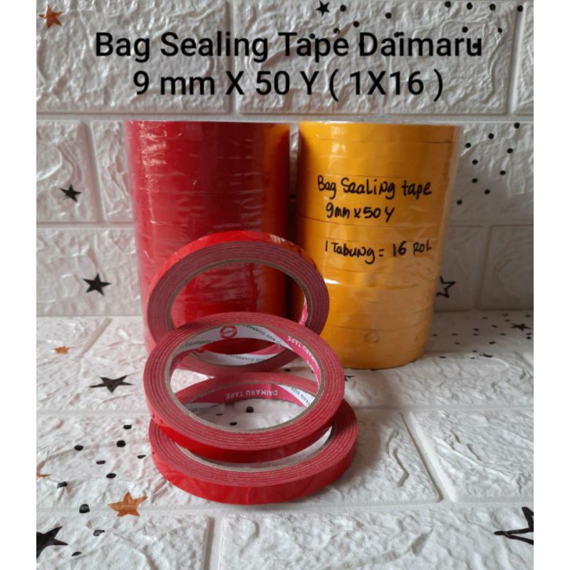 

Isolasi Sealing Tape 9mmx50Y Daimaru