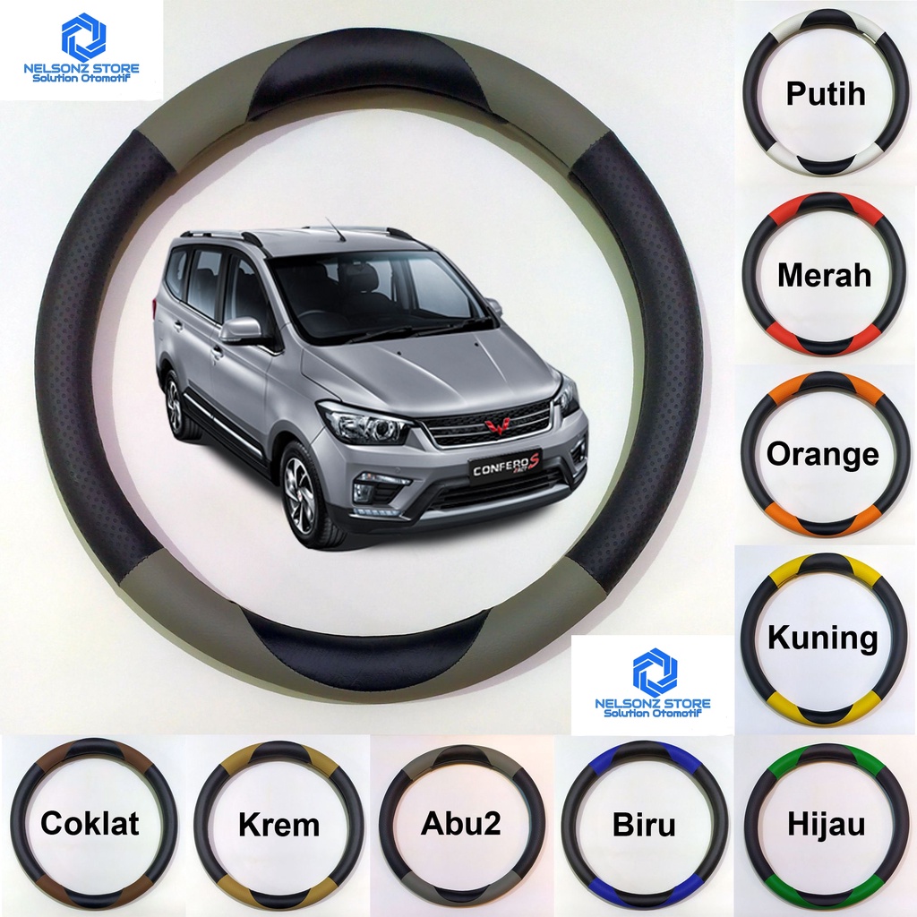 Cover Stir Confero S Sarung Setir Wuling Confero S Cover Steer Eternal Aksesoris Mobil Interior Mobi