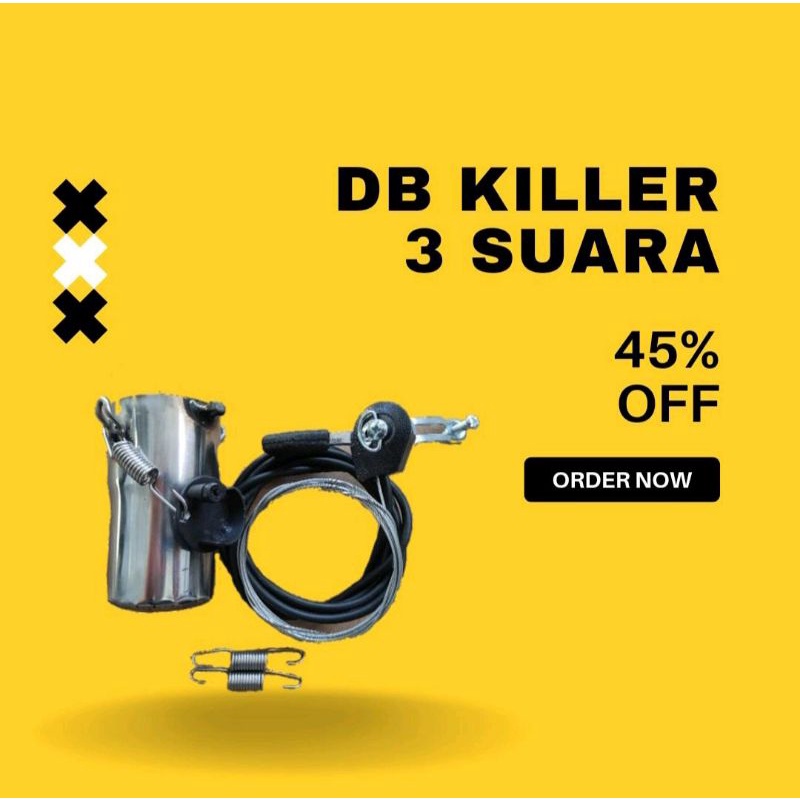 DB KILLER 3 SUARA INLET 50/51 mm