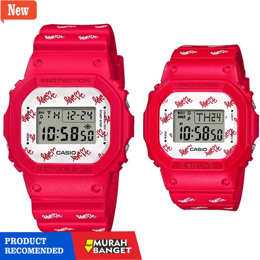 Jam tangan couple terbaik- Casio G-SHOCK LOV-20B-4DR Couple with Baby-G - KS8301