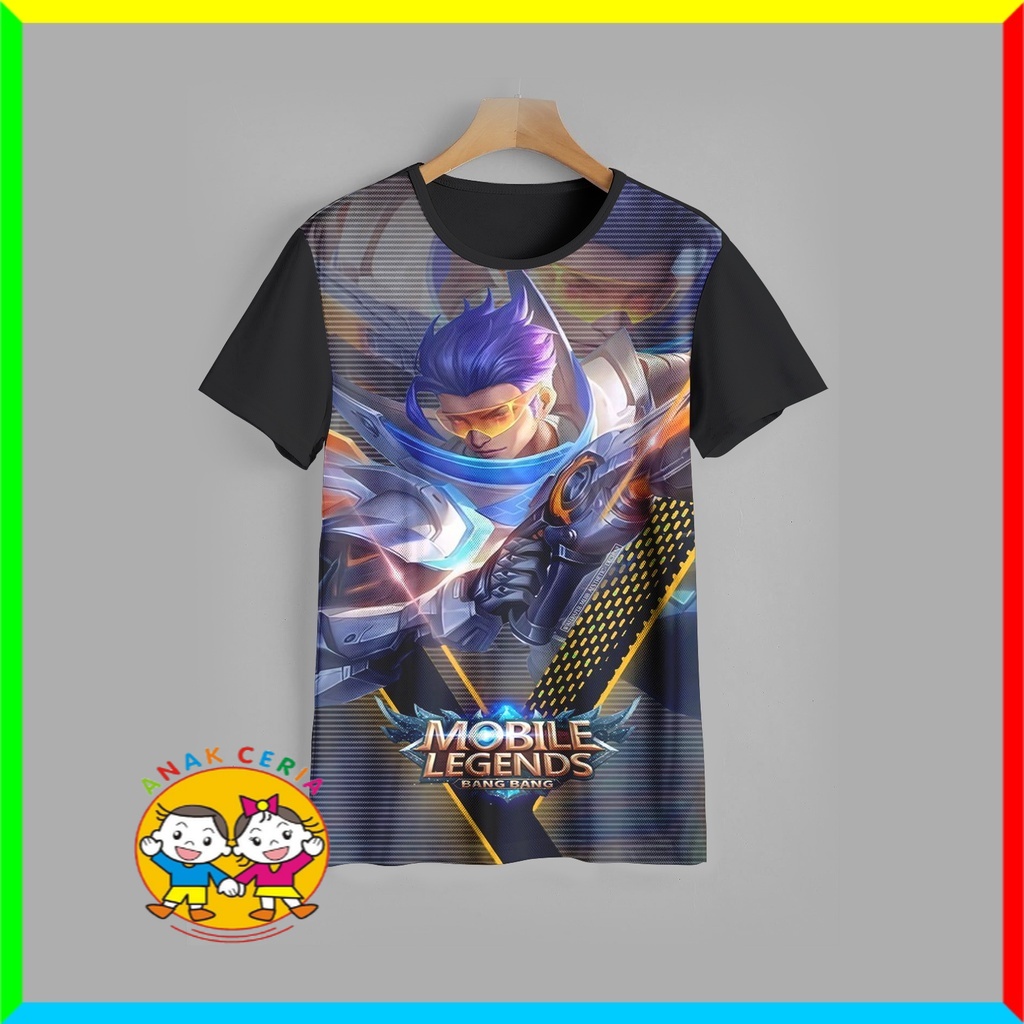baju Kaos Anak Mobile Legend Granger 3D
