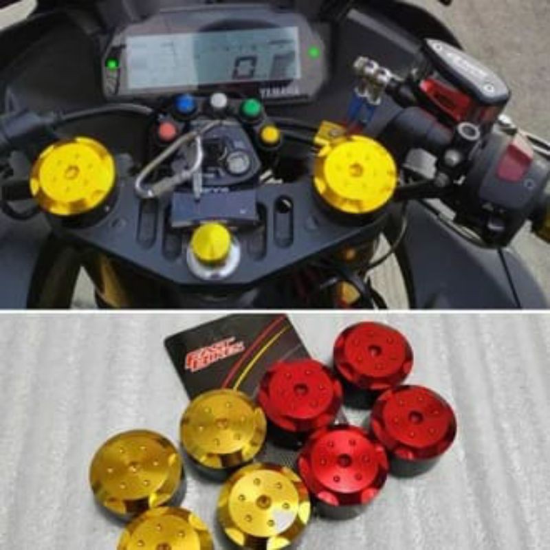 COVER TUTUP SHOCK DEPAN R15V3 TUTUP SHOCK R15 TUTUP UP SIDE DOWN R15