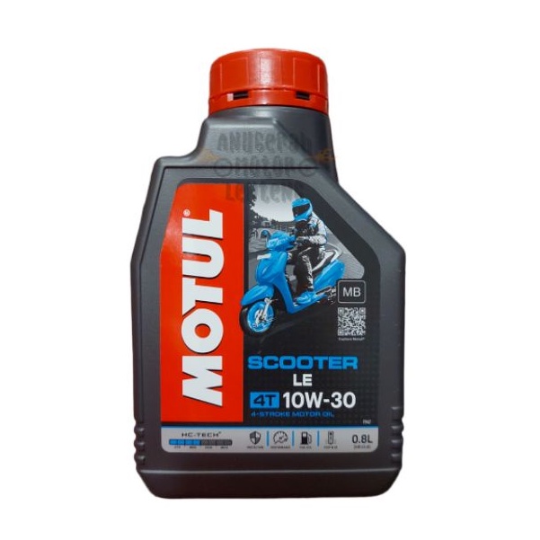 Oli Matic Motul Scooter LE 10W 30 0.8 L API SL JASO MB