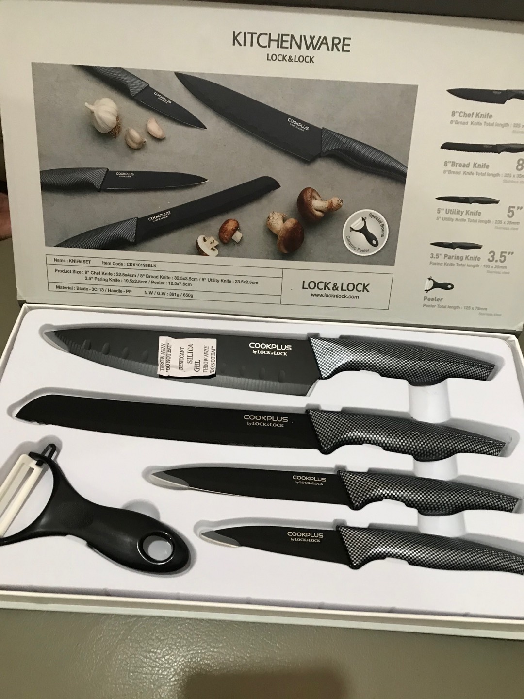 Knife Set Lock N Lock Sale