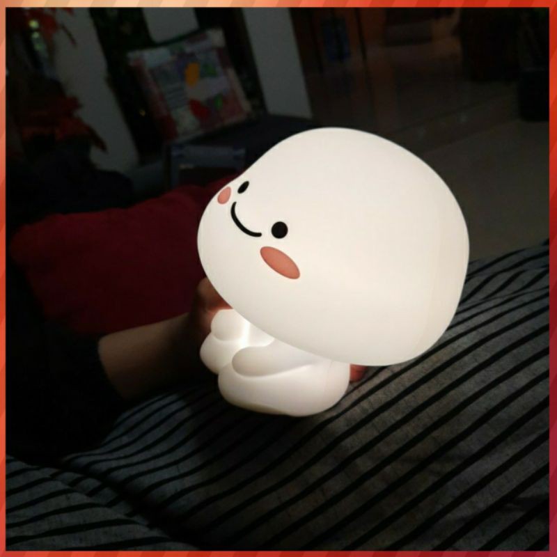 Lampu Tidur Quby Pentol Tiktok Boneka Lampu tidur Pentol Lampu Tidur Quby Pentol