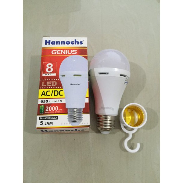 Lampu LED Hannochs Genius 8 Watt (Emergency Magic Lamp)