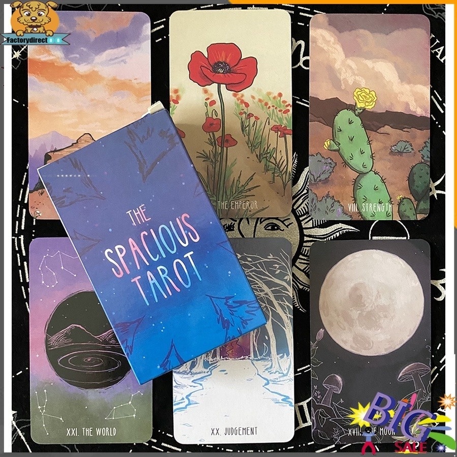 78pcs Kartu Tarot The Spacious