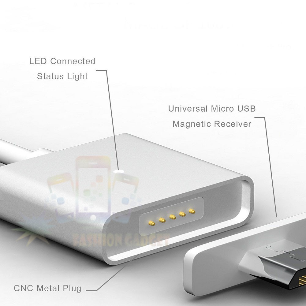 KABEL MAGNETIK MICRO / LIGHTNING Cable Data Micro USB LIGHTNING Kabel Charger Micro Magnetic FOR OPPO VIVO Untuk IPHONE XIAOMI SAMSUNG