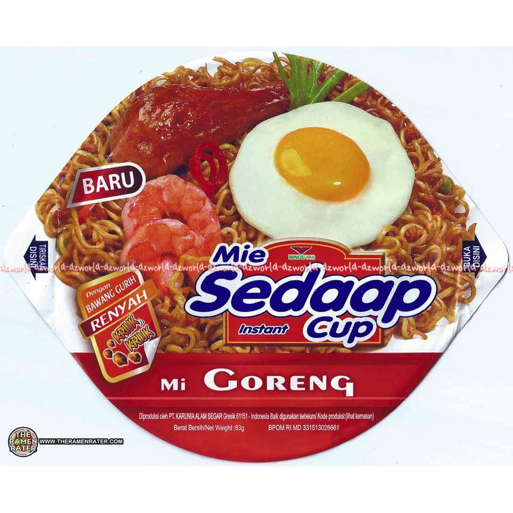 Mie Sedaap Instant Cup mie Goreng sedap cup Mi 77gr goreng dalam Cup Sedaap