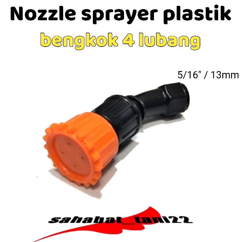 Nozzle sprayer spuyer plastik spuyer kabut spuyer semprotan hama spuyer spayer hama lubang 4 PLASTIK