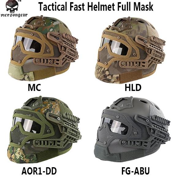 Emersongear-Tactical-Helmet-Full-Mask-9197-Airsoft/Military-Helmet Star Seller