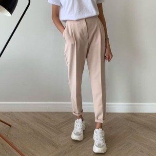 Celana Bahan Saku Samping Baggy Celana Bahan Saku Samping Baggy
