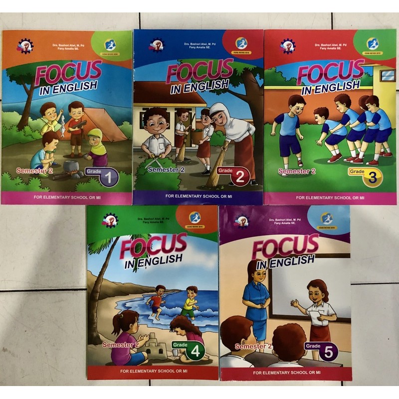 Focus in English ( Fokus Bahasa Inggris ) kelas 1 , 2 , 3 , 4 , 5