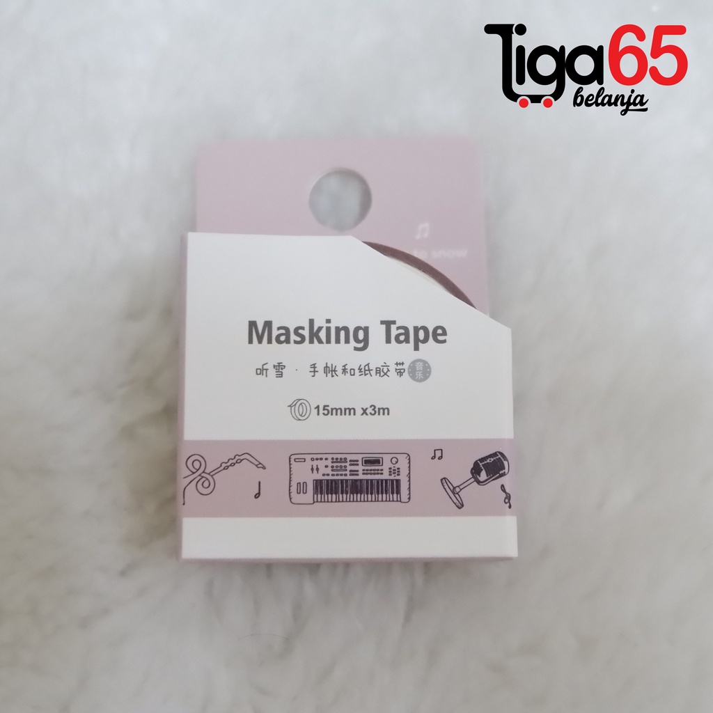 365 Masking Tape #40615 Type HC pattern Lem / Lakban / Washi Tape / Masking Tape Aesthetic