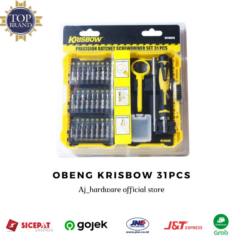 Obeng Krisbow- maxb Set 31 Pcs