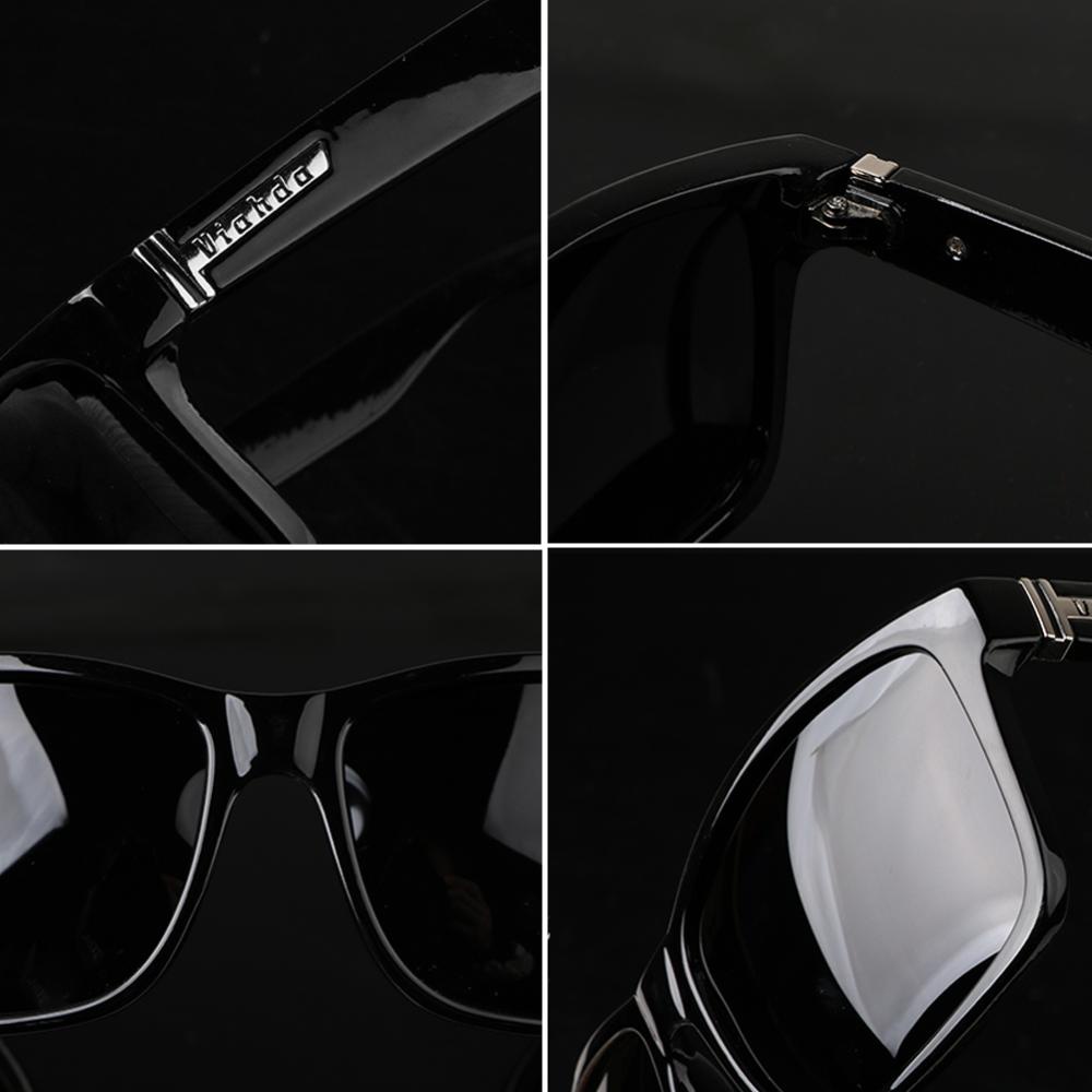 Timekey Kacamata Hitam Priawanita Frame Kotak Besar Lensa Polarized Untuk Outdoorolahraga A3U3