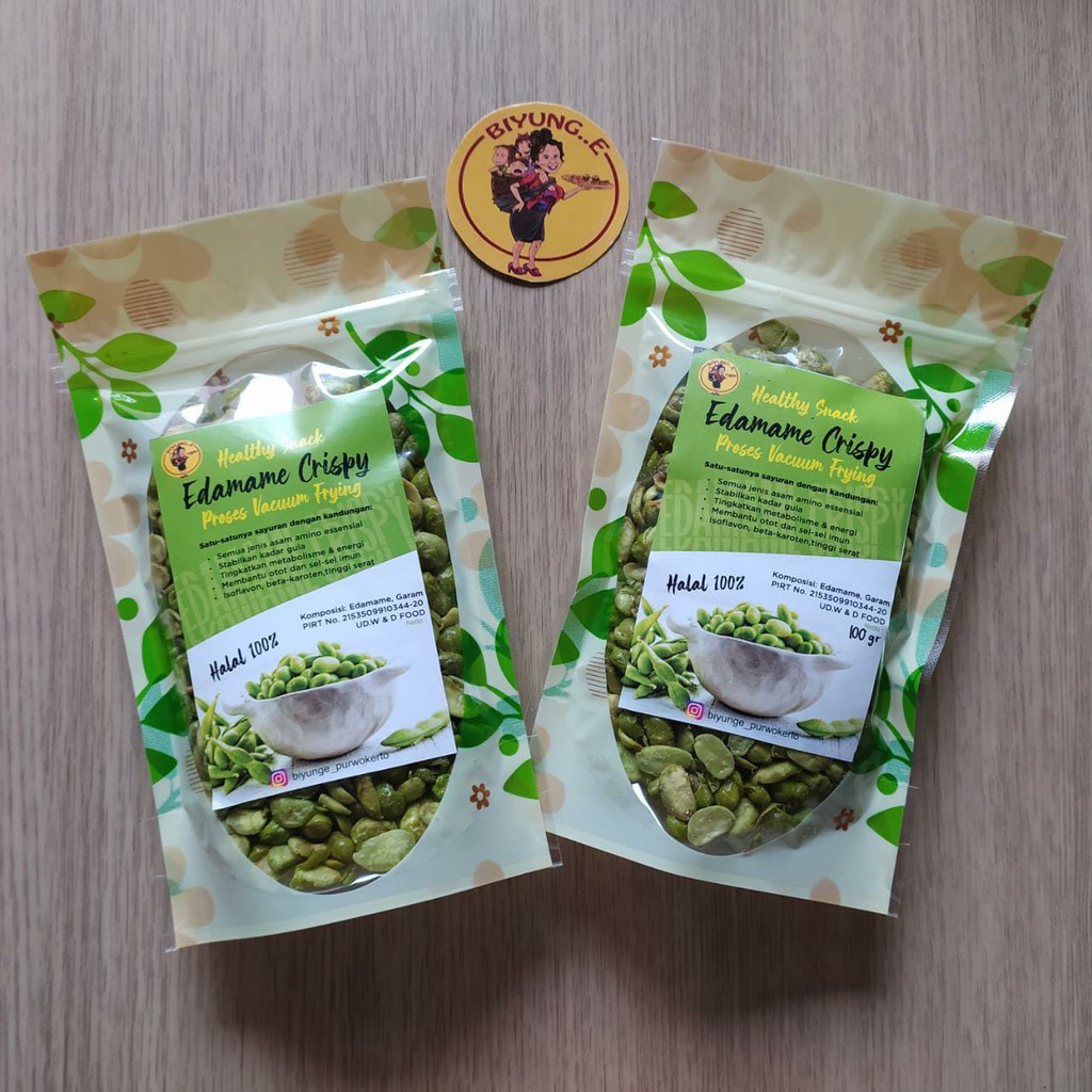 

Edamame Crispy Biyunge Cemilan Sehat Healthy Snack