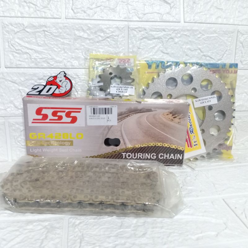 gear gir set sss 428 ninja r rr rantai sss LO oring o ring