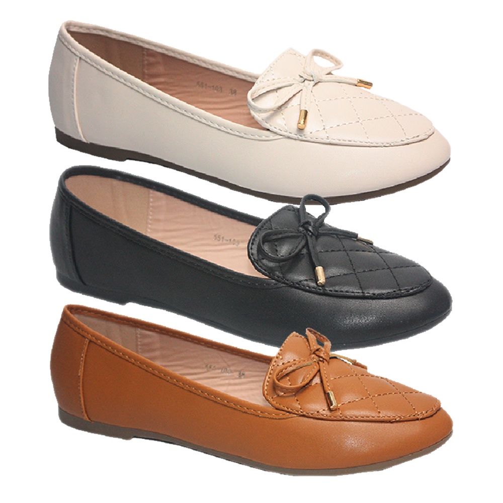 Sepatu Flat Shoes Wanita // Dr. Kevin Sepatu Wanita Hak Rata Treples Ballerina Flat Shoes 551-103