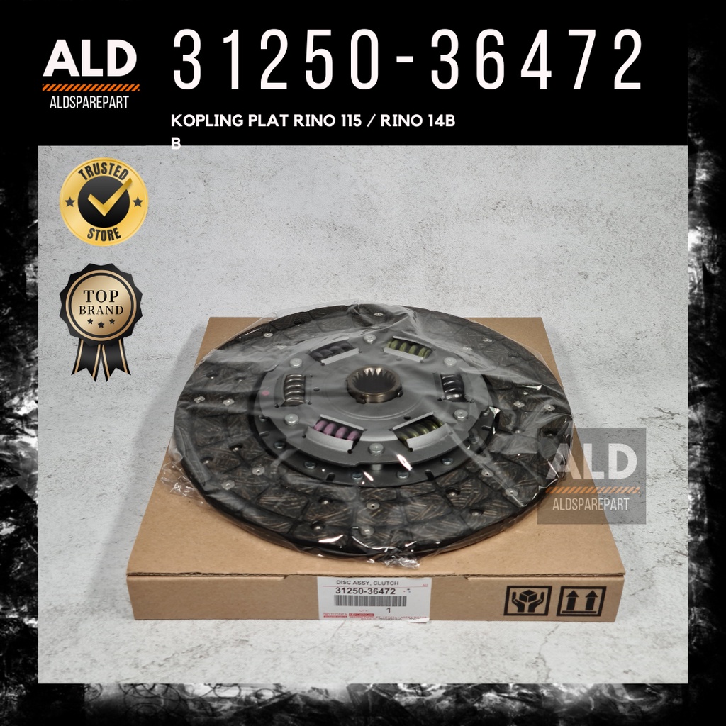 Clutch Disc Plat Kampas Kopling Dyna Rino 14B 115PS (31250-36472) GARANSI 1 BULAN