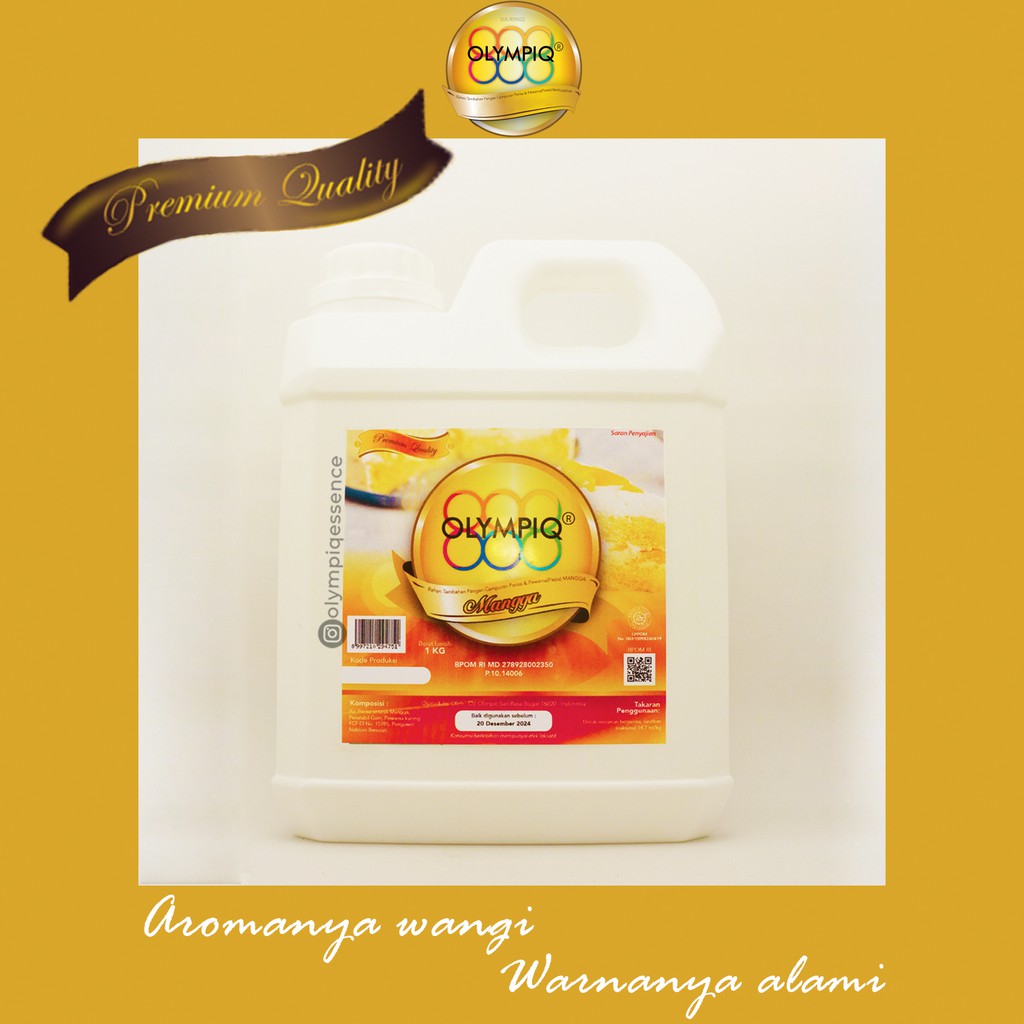 

Pasta / Perisa MANGGA OLYMPIQ 1 kg