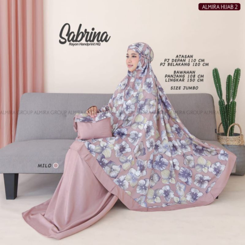 Mukena Sabrina, ori berlabel Almira Hijab