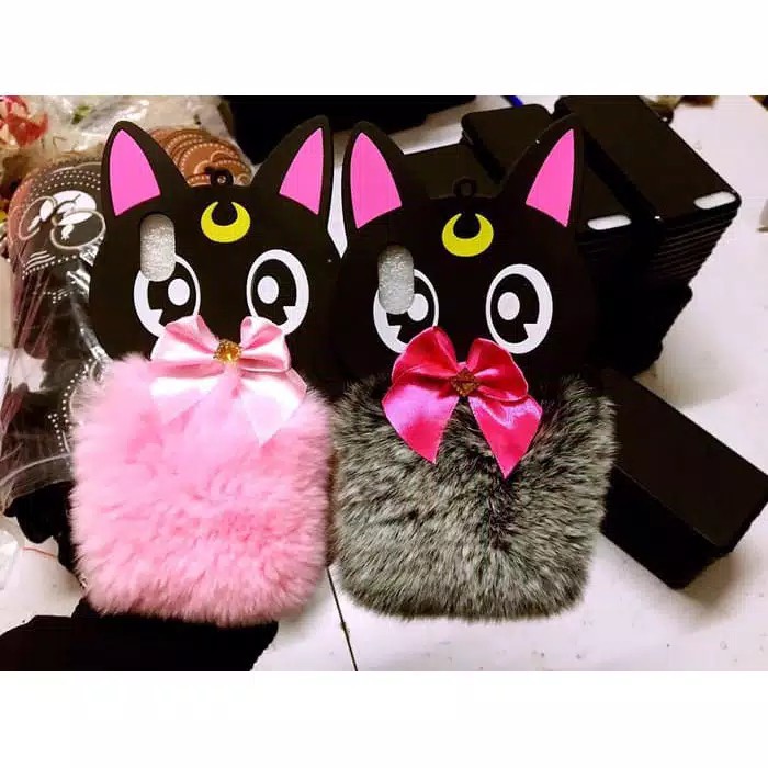 Case 3D Boneka Bulu Kucing Cute Samsung J1 2016, j2 Pro, Grand 1/9082, Galaxy V/G313, Xiaomi Redmi 5