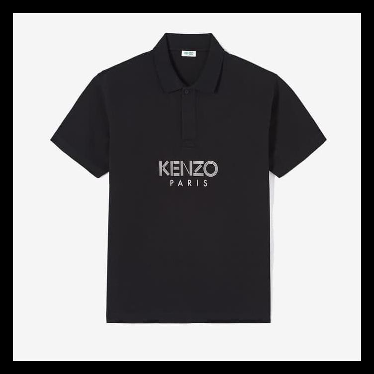 BANTING HARGA POLO KENZO PARIS BLACK KAOS POLO LAKI-LAKI TERMURAH