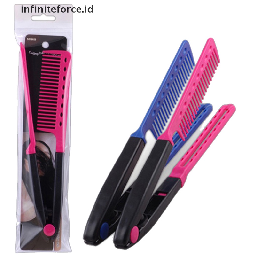 (infiniteforce.id) Sisir Pelurus Rambut Diy