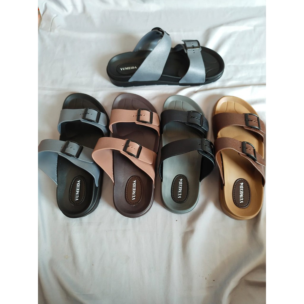 Obral Murah Sandal Yumeida Bahan Karet Elastis Ukuran 38 Original Yumeida