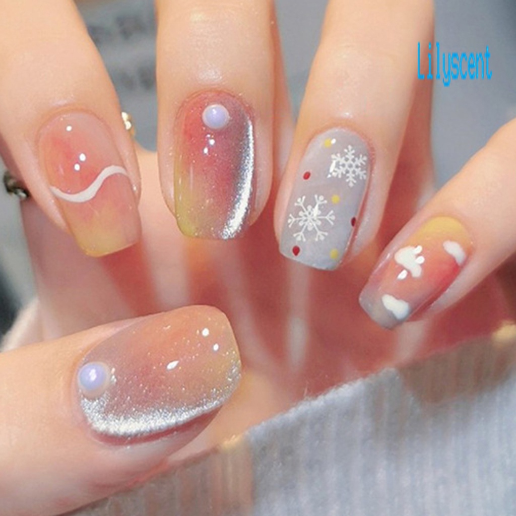 Lily 12 Sekat / Kotak Berlian Imitasi Glitter 3D Untuk Dekorasi Nail Art / Manicure DIY