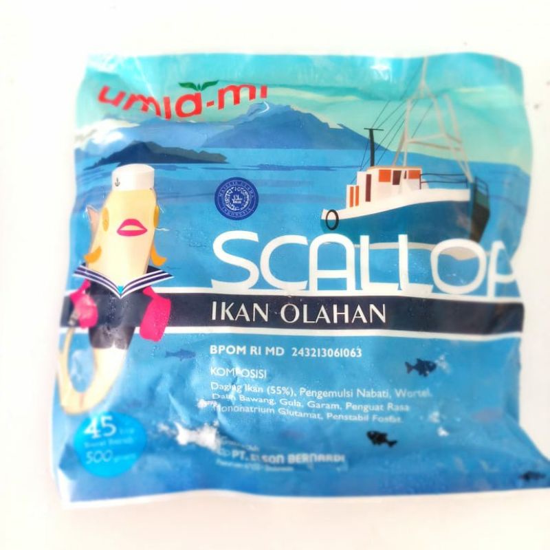 

Umiami scallop ikan 500gr