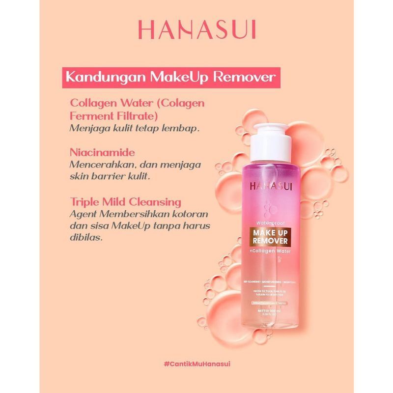 HANASUI COLLAGEN MICELLAR WATER ~ MAKE UP Remover