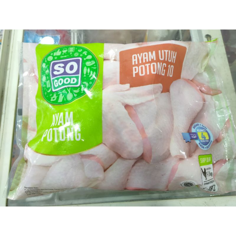 

So Good Ayam Potong 1.1kg isi 10