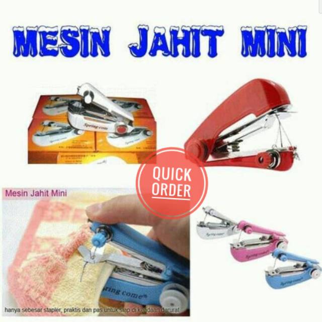 Mesin Jahit Mini Stapless Mesin Jahit Tangan Kecil